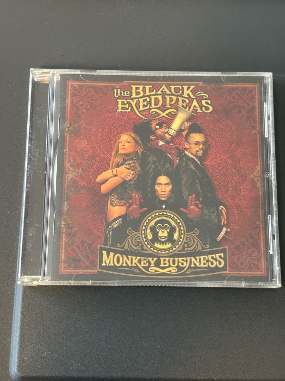 The Black Eyed Peas "Monkey Business" CD - Red & Gold Artwork